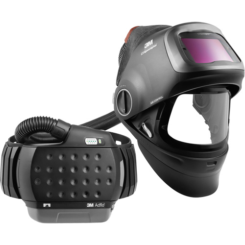 Speedglas G5-01 Heavy-Duty Welding Helmet with Adflo PAPR Assembly, Welding Helmet, Lithium-Ion Battery Groupe Belzile Dickner