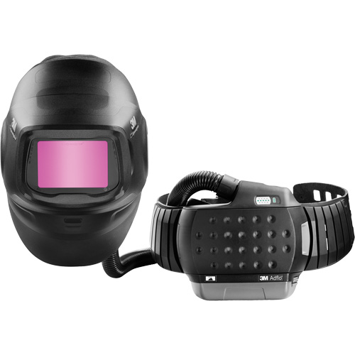 Speedglas G5-01 Heavy-Duty Welding Helmet with Adflo PAPR Assembly, Welding Helmet, Lithium-Ion Battery Groupe Belzile Dickner