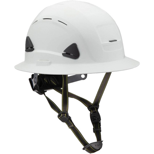 Fibre Metal Climbing Style Helmet with Full Brim, Meets CSA Type 2, Ratchet Suspension, Vented Groupe Belzile Dickner