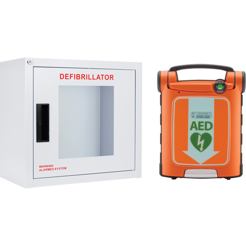 Trousse DEA Powerheart G5 avec armoire, Automatique, Bilingue, Classe 3 Groupe Belzile Dickner