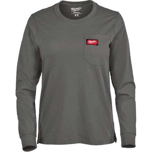 T-shirt &agrave; manches longues avec poches GRIDIRON, Femmes, T-petit, Gris Groupe Belzile Dickner