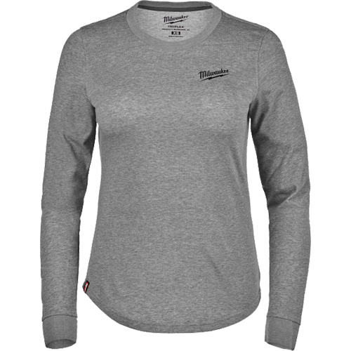 T-shirt hybride &agrave; manches longues FREEFLEX, Femmes, T-petit, Gris Groupe Belzile Dickner