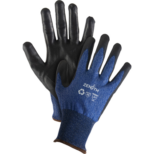Gants &eacute;lastiques &eacute;cologiques r&eacute;sistants &agrave; la coupe, Taille 9, Calibre 18, Rev&ecirc;tement Polyur&eacute;thane, Enveloppe en Acier inoxydable/PEHP/rPET, ASTM ANSI niveau A5 Groupe Belzile Dickner
