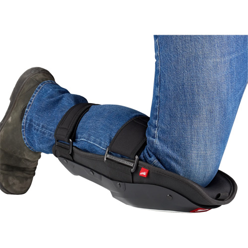 Dynamic Flooring Knee Pad, Hook and Loop Style, Plastic Caps, Foam Pads Groupe Belzile Dickner