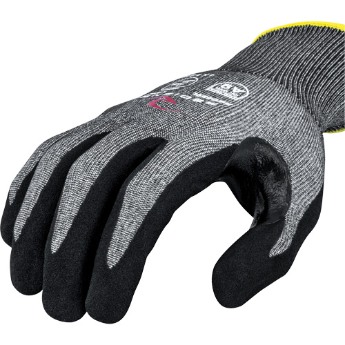 Gants enduits r&eacute;sistants &agrave; la coupe RWG589, Taille 2T-Grand, Calibre 18, Rev&ecirc;tement Mousse de nitrile, Enveloppe en PEHP, ASTM ANSI niveau A9/EN 388 niveau F Groupe Belzile Dickner