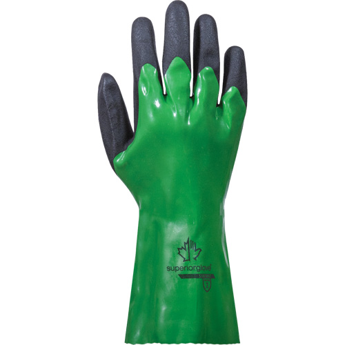 Gants r&eacute;sistants aux produits chimiques SolvStop, Taille 7, 12" lo, PVC Groupe Belzile Dickner
