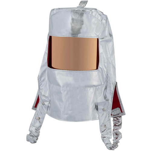 Cagoule r&eacute;fl&eacute;chissant la chaleur avec fen&ecirc;tre transparente dor&eacute;e Groupe Belzile Dickner