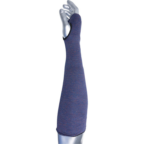 Kut Gard&reg; ECO Series 2-Ply ASP Sleeve with Thumb Hole, Aramid, 14", ASTM ANSI Level A3, Purple Groupe Belzile Dickner