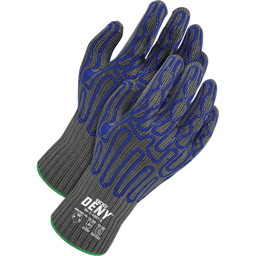 Deny&reg; Coated Cut-Resistant Food Contact Gloves, Size 8, 7 Gauge, Silicone Coated, HPPE Shell, ASTM ANSI Level A9/EN 388 Level F Groupe Belzile Dickner