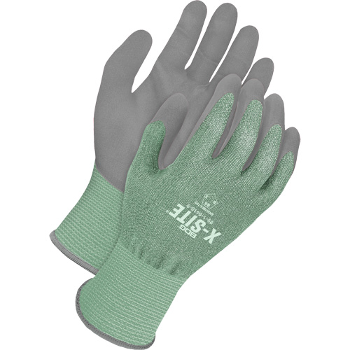 X-Site&reg; Coated Cut-Resistant Touchscreen Gloves, Size 6, 18 Gauge, Polyurethane Coated, HPPE Shell, ASTM ANSI Level A4 Groupe Belzile Dickner