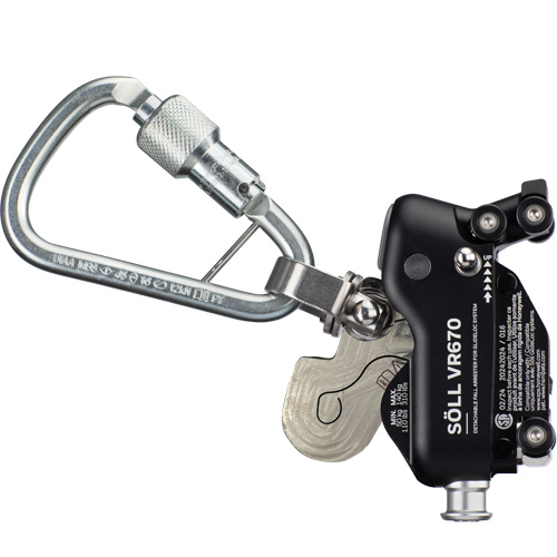 VR670 Gideloc System Fall Arrester Groupe Belzile Dickner