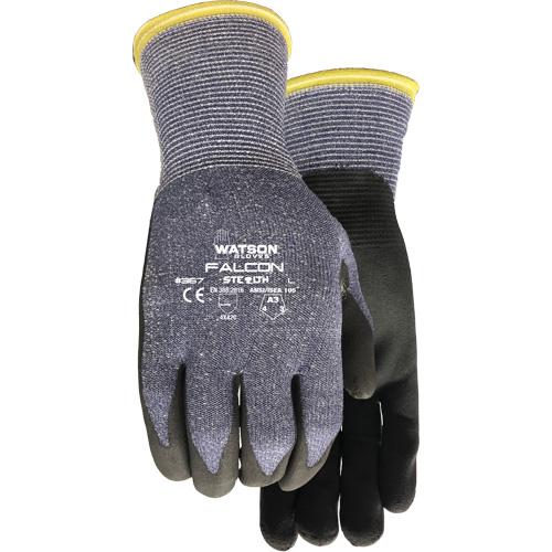 Gants r&eacute;sistant &agrave; la coupe Stealth Falcon 367, Taille Petit, Calibre 15, Rev&ecirc;tement Mousse de nitrile, Enveloppe en Fibre de verre/PEHP/Nylon/Spandex, ASTM ANSI niveau A3/EN 388 niveau C Groupe Belzile Dickner