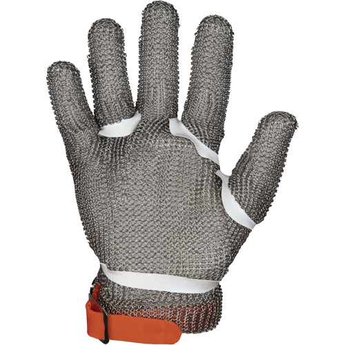 Gants en maille m&eacute;tallique MMG conformes aux normes alimentaires, Taille 2T-petit, Enveloppe en Acier inoxydable, ASTM ANSI niveau A9 Groupe Belzile Dickner