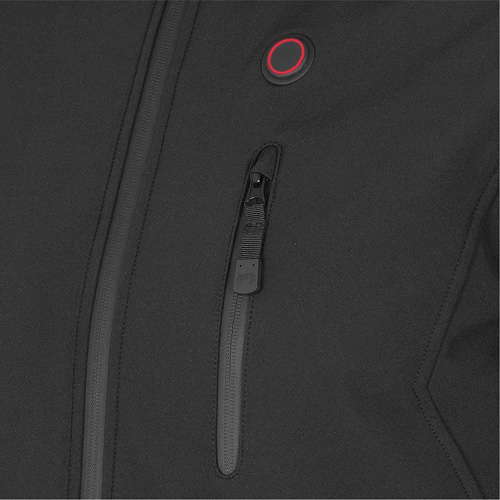 Heated Soft-Shell Jacket, Men's, Small, Black Groupe Belzile Dickner