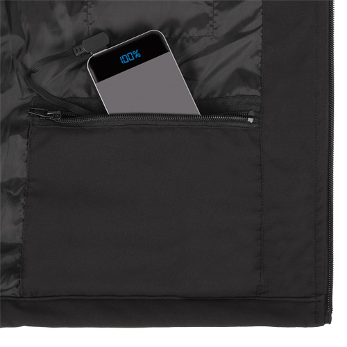 Heated Soft-Shell Jacket, Men's, Small, Black Groupe Belzile Dickner