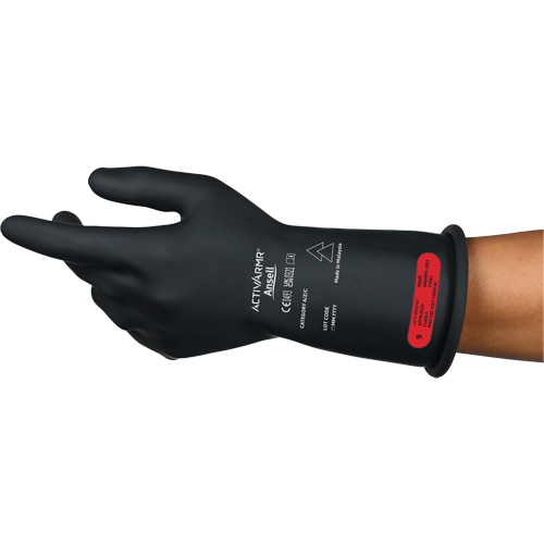 Gants &eacute;lectriques isol&eacute;s ultra l&eacute;gers ActivArmr RIG R011BUL, ASTM classe 0, Taille 7, 11" lo Groupe Belzile Dickner