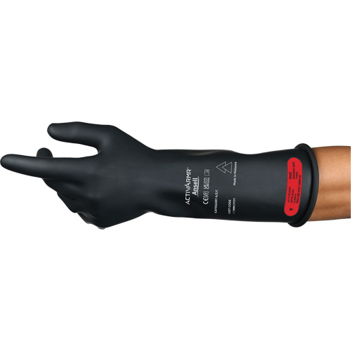 ActivArmr&reg; RIG R014BUL Ultra-Lightweight Electrical Insulated Gloves, ASTM Class 0, Size 10, 14" L Groupe Belzile Dickner