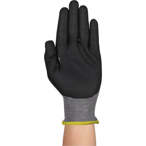 Gants r&eacute;sistants &agrave; la coupe HYFLEX 11-584, Taille 5/2T-petit, Calibre 21, Rev&ecirc;tement Mousse de nitrile, Enveloppe en PEHP/Intercept, ASTM ANSI niveau A6/EN 388 niveau F Groupe Belzile Dickner