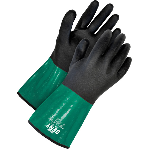 Chemical-Resistant Gloves with Cut-Resistant Lining, Size 10/X-Large, 12" L, PVC Groupe Belzile Dickner