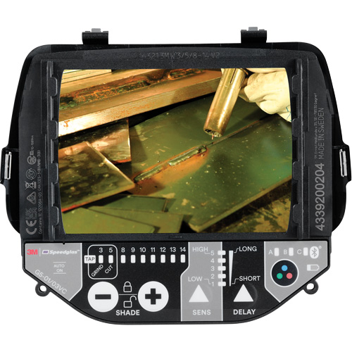 Filtre auto-assombrissant &agrave; teinte variable Speedglas G5, 2-4/5" la x 4-1/4" h Champ de vision, Pour utilisation avec Casques G5-01 et G5-03 Groupe Belzile Dickner