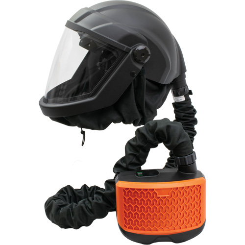 PEAKAIR DEFENDER Visor Powered Air-Purifying Respirator with Blower Kit, Facepiece Respirator, Lithium-Ion Battery Groupe Belzile Dickner