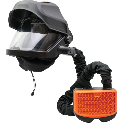 PEAKAIR MAXSHIELD&reg; with Flip-Front & X90VX ADF Blower Kit, Facepiece Respirator, Lithium-Ion Battery Groupe Belzile Dickner