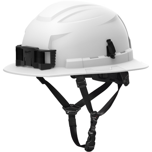 Casque de s&eacute;curit&eacute; &agrave; bordure complet BOLT, R&eacute;pond aux normes CSA type 2, Suspension Rochet, Non ventil&eacute; Groupe Belzile Dickner