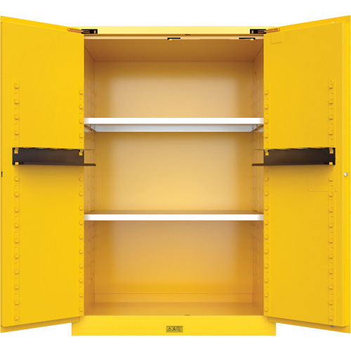 Utili-Guard+ Flammable Safety Cabinet, 90 Gal., 2 Door, 43" W x 65" H x 37" D Groupe Belzile Dickner