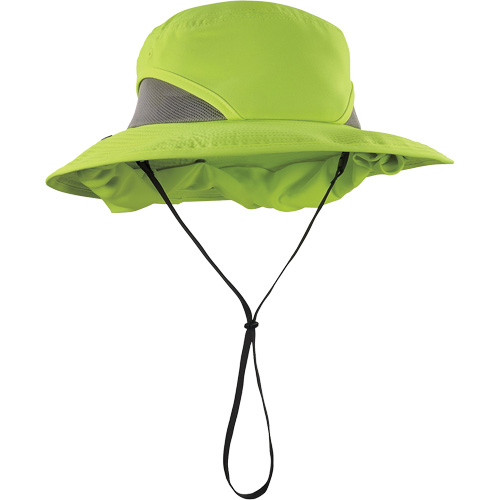 Chapeau de garde forestier 8934 Chill-Its avec prot&egrave;ge-nuque, petit/moyen, Lime haute visibilit&eacute; Groupe Belzile Dickner