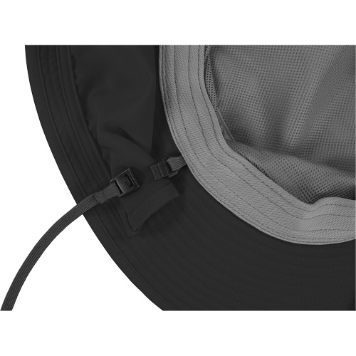 Chapeau de garde forestier 8934 Chill-Its avec prot&egrave;ge-nuque, grand/ T-grand, Noir Groupe Belzile Dickner