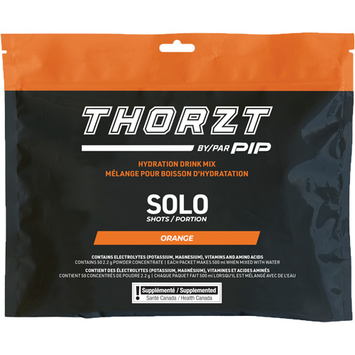 THORZT Sugar-Free Solo Shot Hydration Drink Mix, Single Serve, Orange Groupe Belzile Dickner