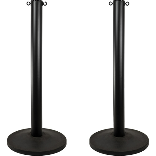 Montant industriel, Hauteur de 37", Noir Groupe Belzile Dickner