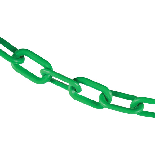 Chaîne de barri&egrave;re en plastique, Vert Groupe Belzile Dickner