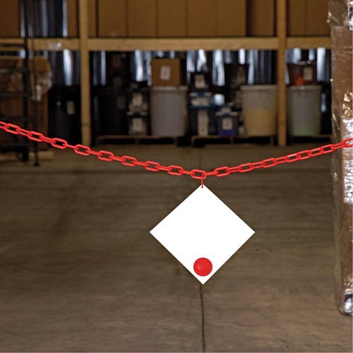 Chaîne de barri&egrave;re en plastique, Vert Groupe Belzile Dickner