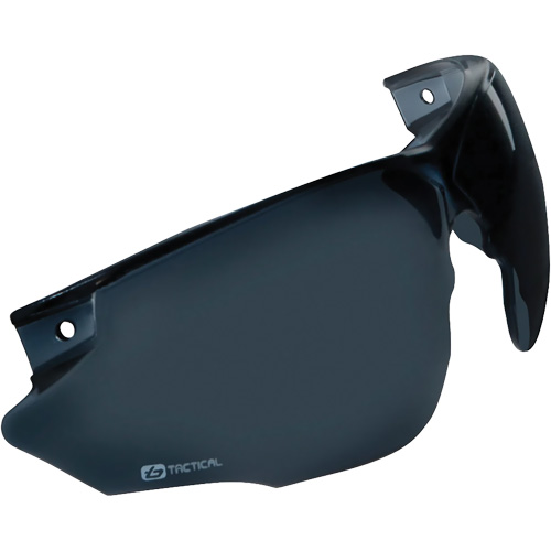 Spare Lense for Combat Safety Glasses, Anti-Fog/Anti-Scratch, Smoke, Combat Groupe Belzile Dickner