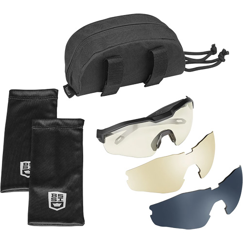 MY6 Safety Glasse Eyeshield Kit, Clear/Copper/Smoke Lens, Anti-Fog/Anti-Scratch, ANSI Z87+ Groupe Belzile Dickner