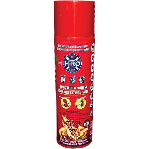 Hero 911 PFAS-Free Fire Extinguisher, ACK, 500 ml Capacity Groupe Belzile Dickner
