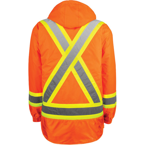 High-Visibility 7-in-1 Jacket, Polyester, High Visibility Orange, Medium Groupe Belzile Dickner