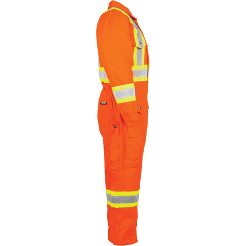 High-Visibility Lined Canvas Overalls, 2X-Large, High Visibility Orange Groupe Belzile Dickner