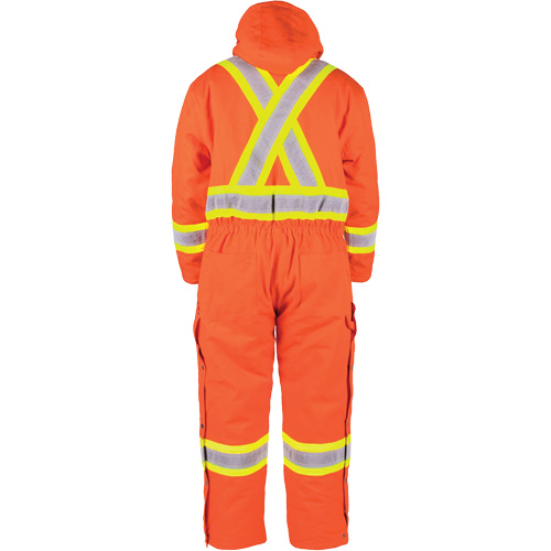 High-Visibility Lined Canvas Overalls, 2X-Large, High Visibility Orange Groupe Belzile Dickner