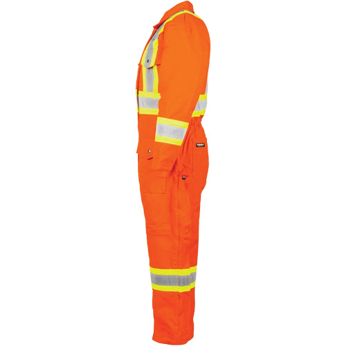 High-Visibility Lined Canvas Overalls, 2X-Large, High Visibility Orange Groupe Belzile Dickner