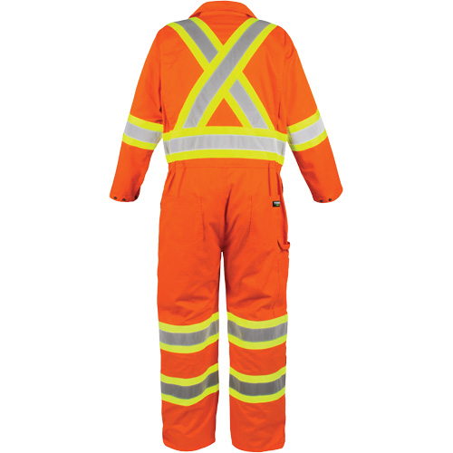 High-Visibility Unlined Coveralls, 5X-Large, High Visibility Orange Groupe Belzile Dickner