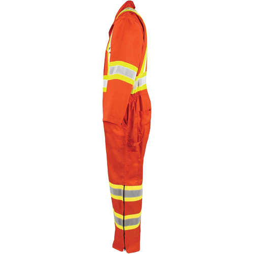 High-Visibility Unlined Coveralls, 5X-Large, High Visibility Orange Groupe Belzile Dickner