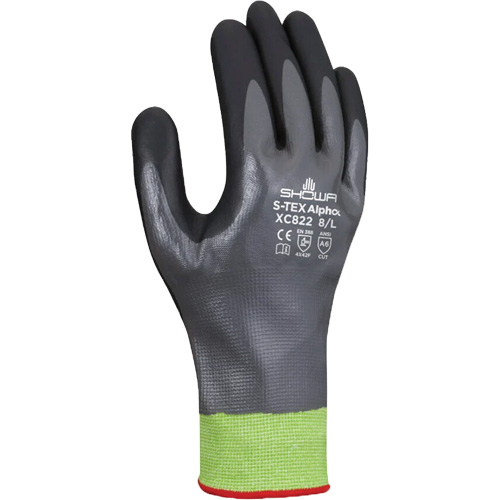 Gants r&eacute;sistants &agrave; la coupe S-TEX Alpha XC822, Taille Moyen/7, Calibre 18, Rev&ecirc;tement Nitrile, Enveloppe en Tungst&egrave;ne, ASTM ANSI niveau A6 Groupe Belzile Dickner