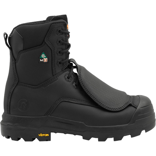 Bottes de travail Vulcan avec protecteur m&eacute;tatarsien &agrave; l'ext&eacute;rieur, Cuir, Taille 5, Imperm&eacute;able Groupe Belzile Dickner