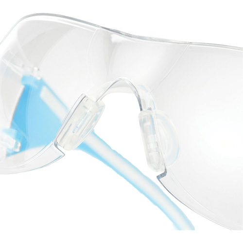 Lunettes de s&eacute;curit&eacute; bleu/blanc Adapt Lite, Lentille Transparent, Antibu&eacute;e/Anti-&eacute;gratignures, ANSI Z87+/R&eacute;pond ou surpasse la norme CSA Z94.3 Groupe Belzile Dickner