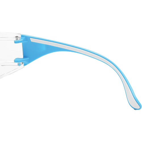 Lunettes de s&eacute;curit&eacute; bleu/blanc Adapt Lite, Lentille Transparent, Antibu&eacute;e/Anti-&eacute;gratignures, ANSI Z87+/R&eacute;pond ou surpasse la norme CSA Z94.3 Groupe Belzile Dickner