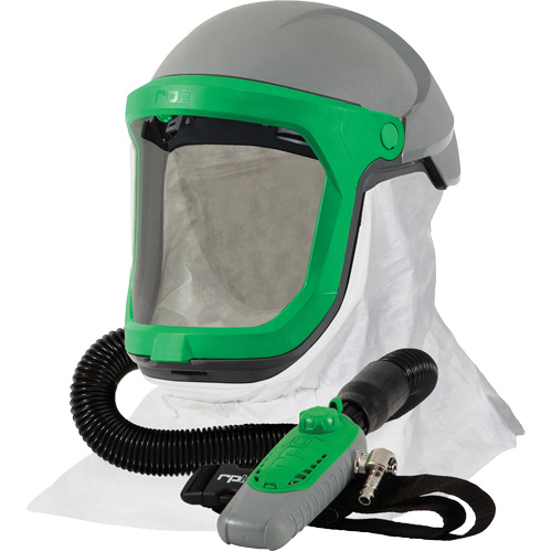 Respirateur Z-Link avec cape &agrave; l'&eacute;paule Tychem 4000 & C40, Respirateur &agrave; masque/Masque de soudage Groupe Belzile Dickner