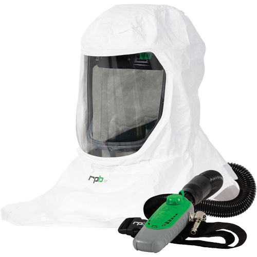 T-Link Respirator with Bump Cap, Breathing Tube & C40, Loose Fitting Hood & Faceshield Groupe Belzile Dickner