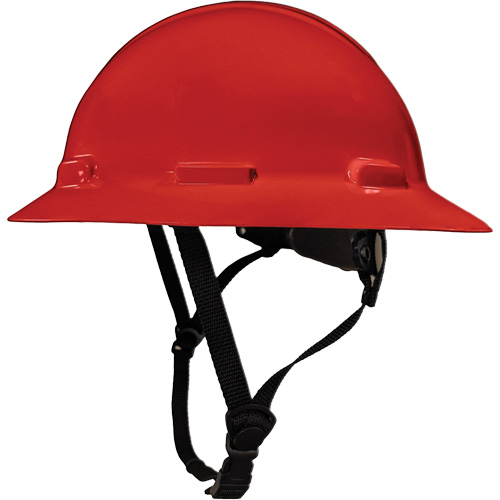 Casque de s&eacute;curit&eacute; &agrave; bordure compl&egrave;te LIDGUARD avec mentonni&egrave;re, R&eacute;pond aux normes CSA type 1, Suspension Rochet, Ventil&eacute; Groupe Belzile Dickner